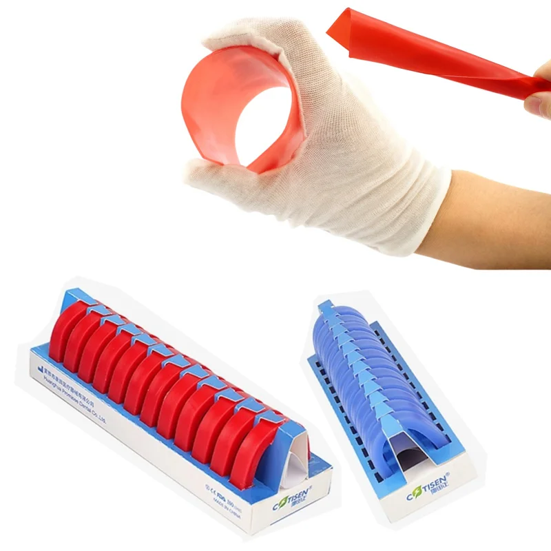 Dental Lab Base Plate Soft & Hard Red/Blue Dental Wax U Sheets/Plat Dental Supply Teaching Model Dentistry Auxiliary Material