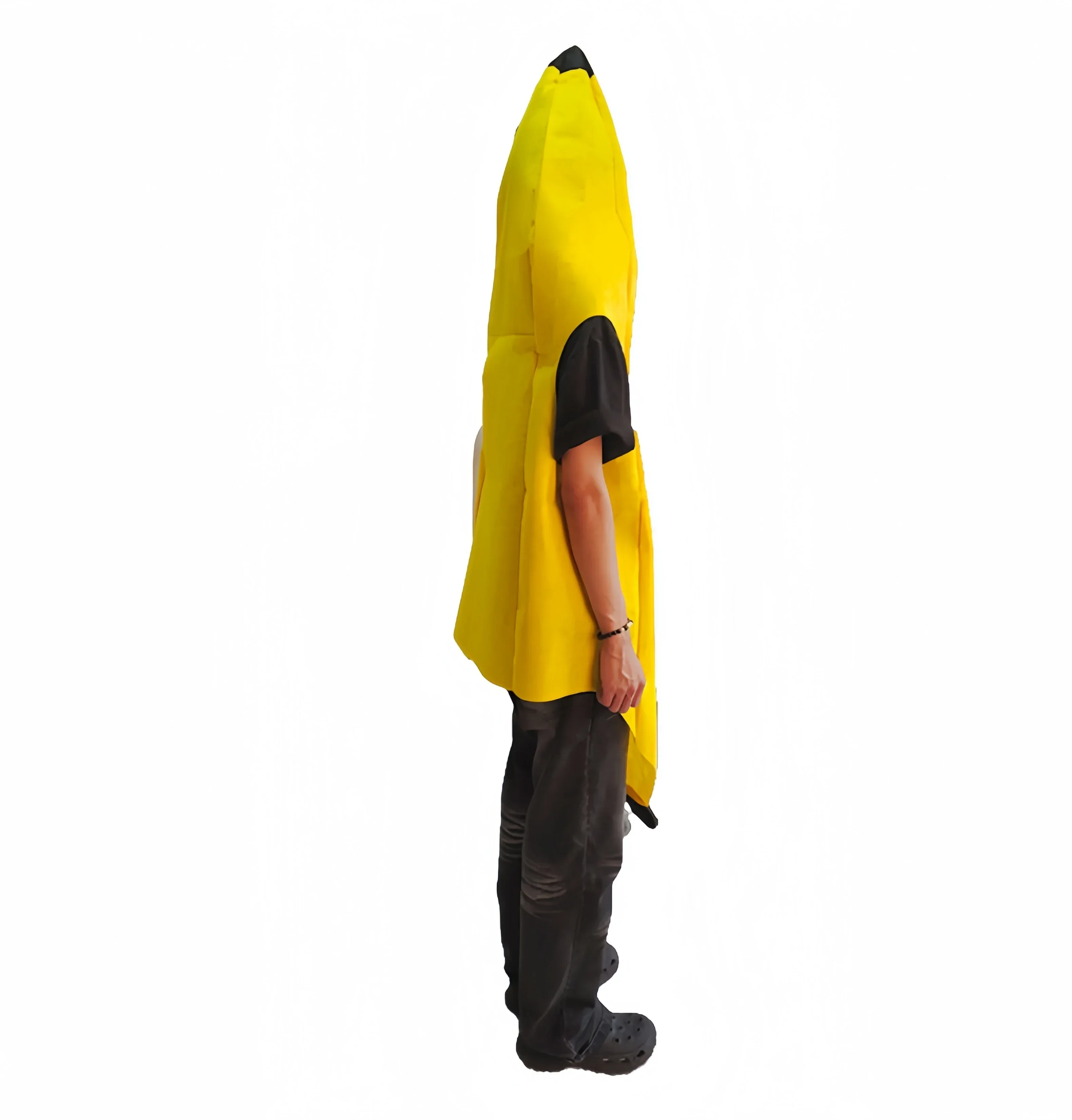 Adult Kids Unisex Funny Big Banana Cosplay Costume Suit Yellow Jumpsuit Halloween Fruit Fancy Party Festival Dance Dress Costume view 6