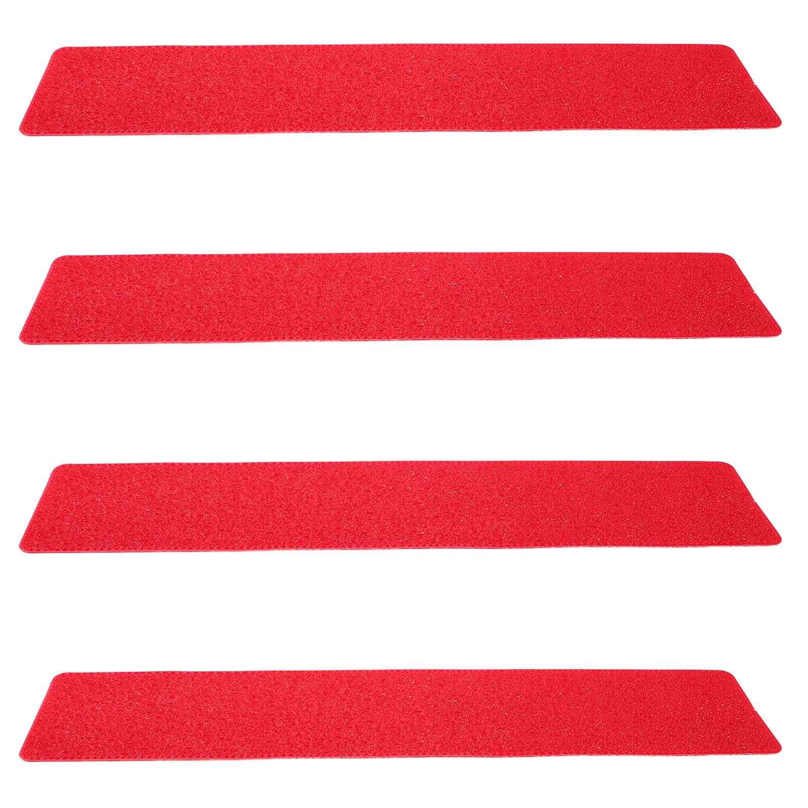 

4Pcs Sports Training Markers Red Rectangular Non-Slip Flat Design Football Soccer Tennis Court Boundary Spot Markers