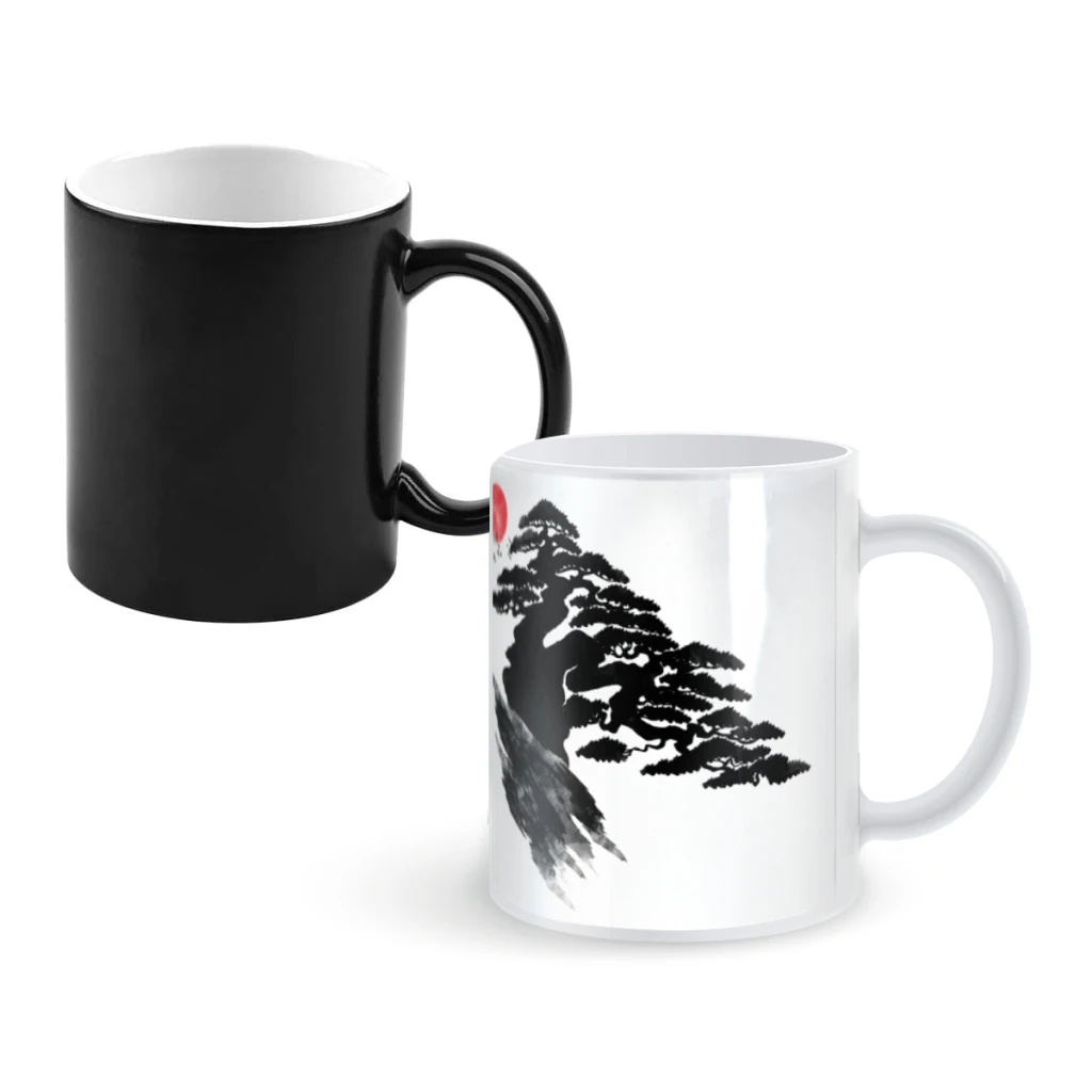 

bonsai cascades on rockCoffee Mugs And Mug Creative Color Change Tea Cup Ceramic Milk Cups Novelty Gifts