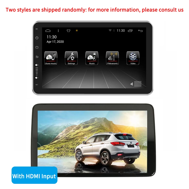 Novas vendas quentes tela grande 10.2 polegadas HD 1024*600 display Android 10.0 encosto de cabeça carro