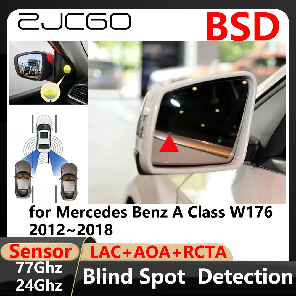 BSD Blind Spot Detection Lane Change Assisted Parking Driving Warnin for Mercedes Benz A Class W176 2012~2018