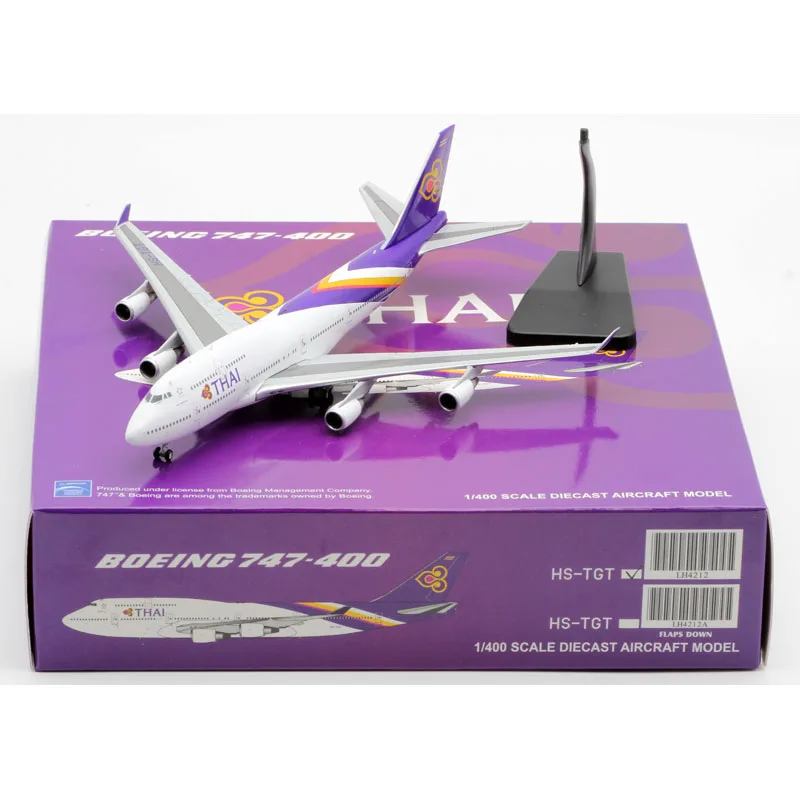 LH4212 Alloy Collectible Plane Gift JC Wings 1:400 Thai Airways \