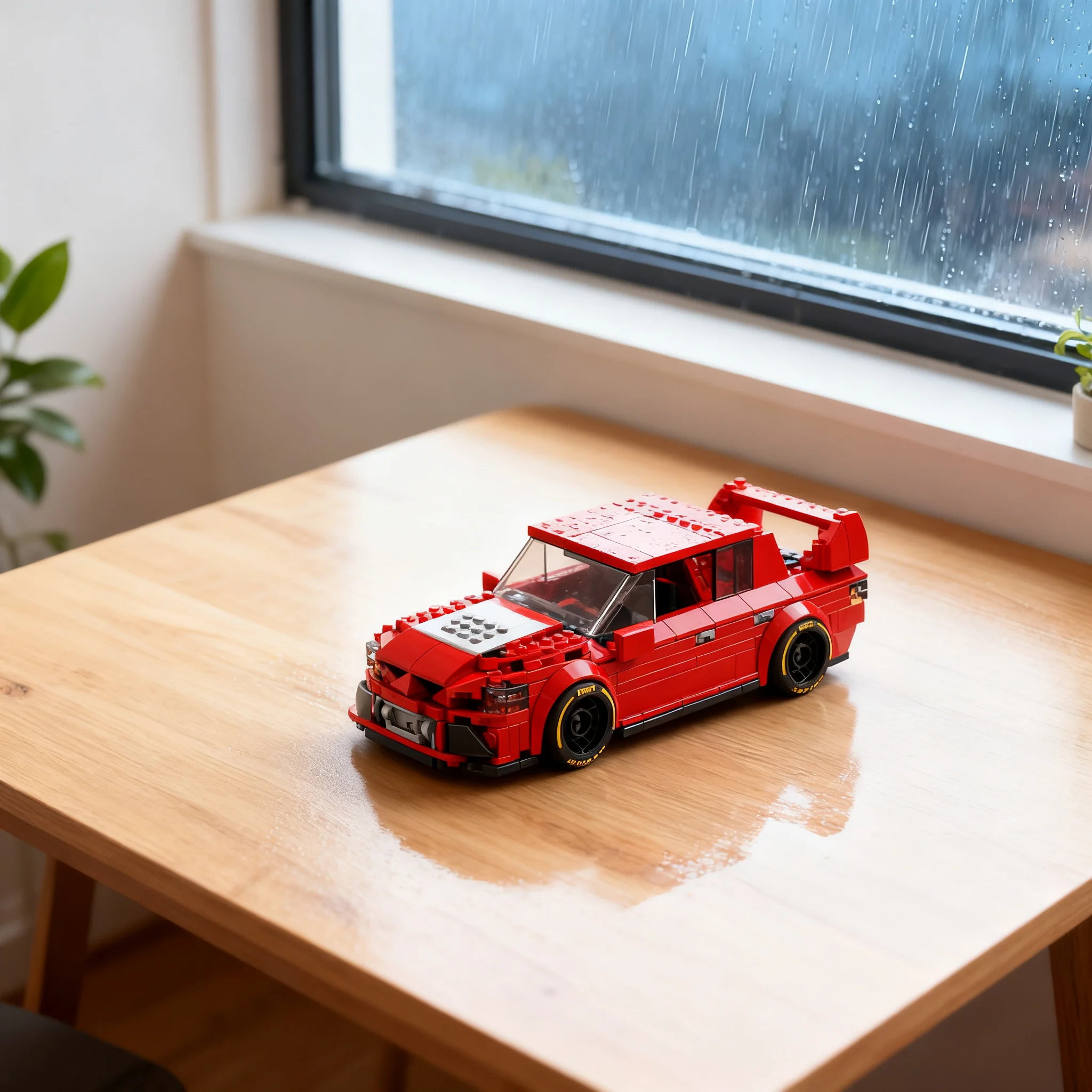 325 pièces MOC Mitsubishi Evolution VIII City Champions Modèle de jouet en blocs de construction Cadeau de Noël Éducation créative