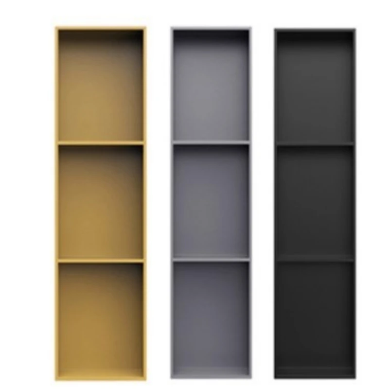 A6TA6T304 stainless steel niche concealed embedded toilet hotel bathroom very narrow double shelf fixed