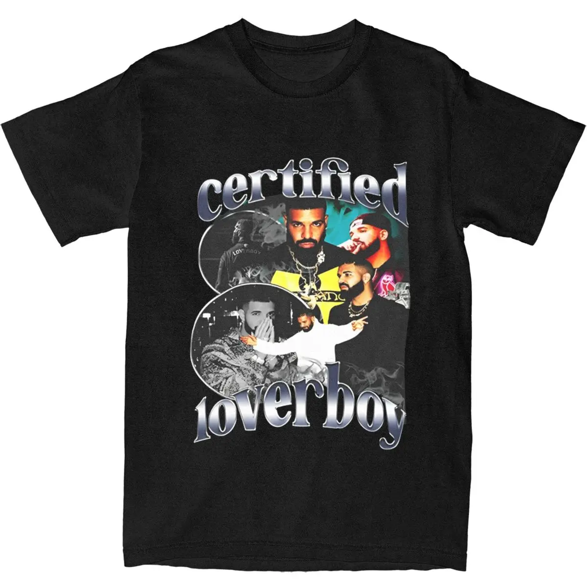 

Drakes Cool Rap T-Shirt Male East Coast Rapper Vintage 100% Cotton T-Shirts Summer O-Neck Hip Hop Tee Shirt Big Size Tops