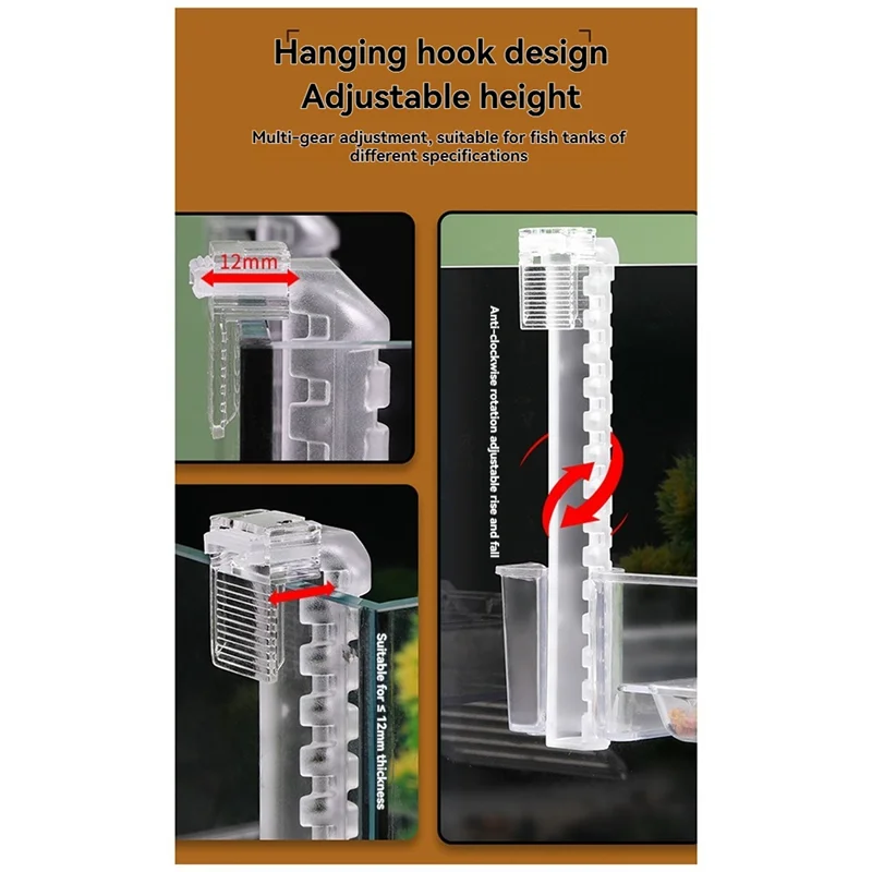 YWDZ-New Turtle Tank Platform Aquatic Reptile Basking Platform Turtles Turtle Tank Dock Transparent Tortoise Resting Terrace