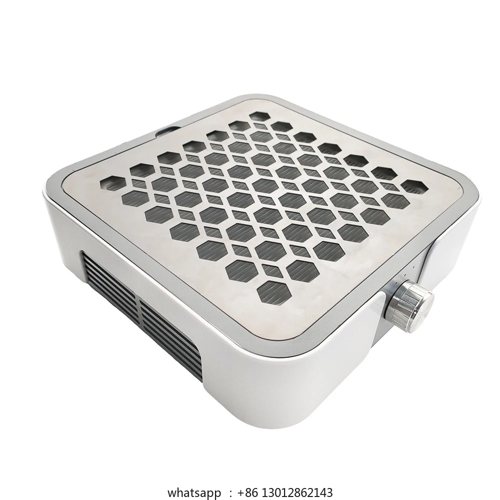 

Бесщеточный пылесос для ногтей, сильное всасывание, 60 Вт, пылесос для ногтей, маникюр со съемным фильтром, малошумный пылесборник для ногтей