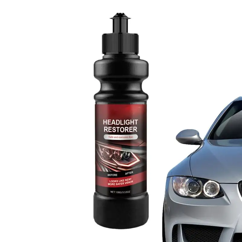 

Car Headlight Repair Cream Auto Headlight Restoration Repair Paste Professional Formula Restoration Cleaner For Truck Motorcycle