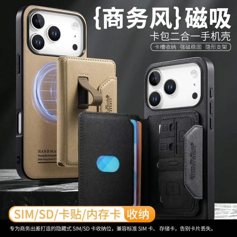 Abnehmbares 2-in-1-Armband mit Lederhülle für Huawei Honor 600 Pro, Magnet-Rückseite, Kartenfach, Handyhülle für Honor 600 Lite 600E