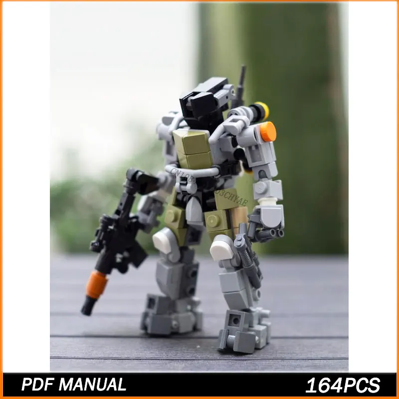 Moc robô kit de construção armadura figura ação modelo de construção brinquedo colecionável para crianças adultos natal aniversários presente