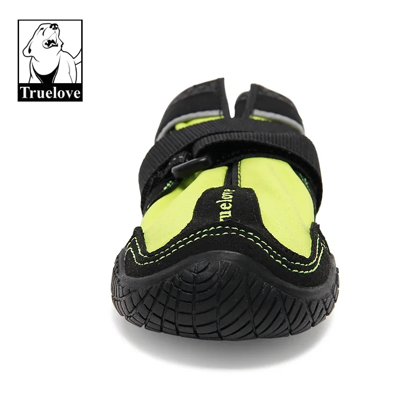 Truelove Pet Shoes TLS4861Bright Reflective Waterproof for Dogs 4Pcs/Set Anti slip Waterproof Pet Boots Warm Paw Protector Shoes