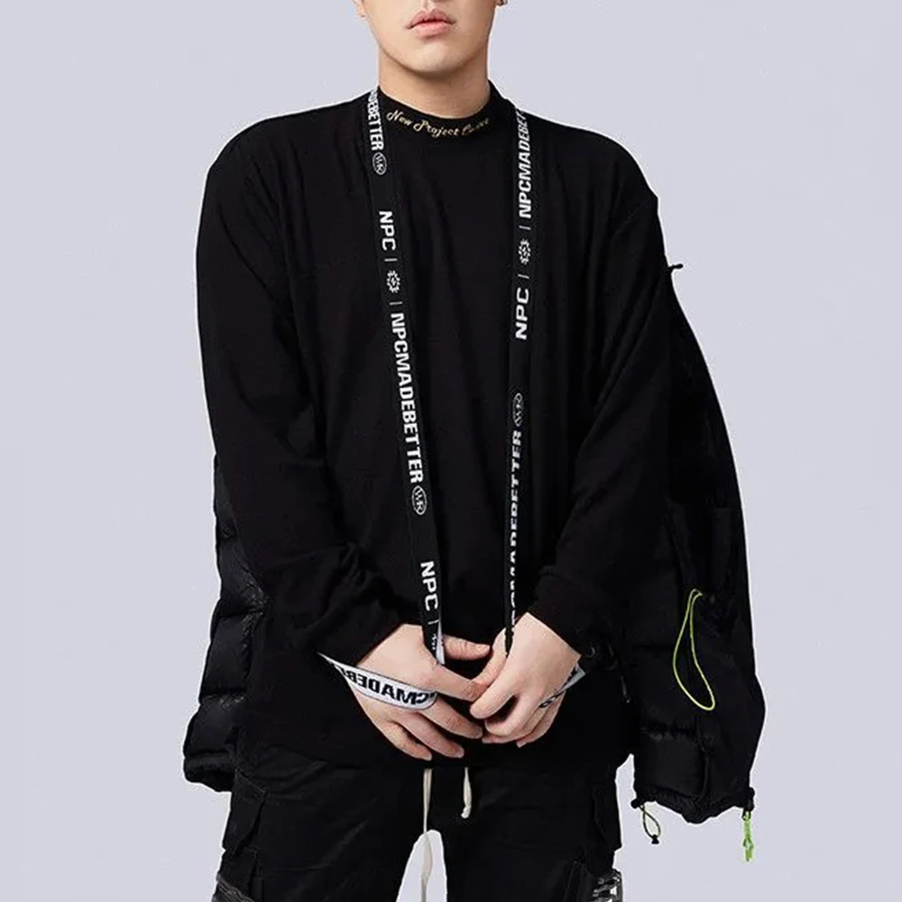 

Winter New Male Embroidered Long-Sleeve Sweatshirt American Retro Fashion Trendy High Street Casual Simple Loose Niche Men's Top