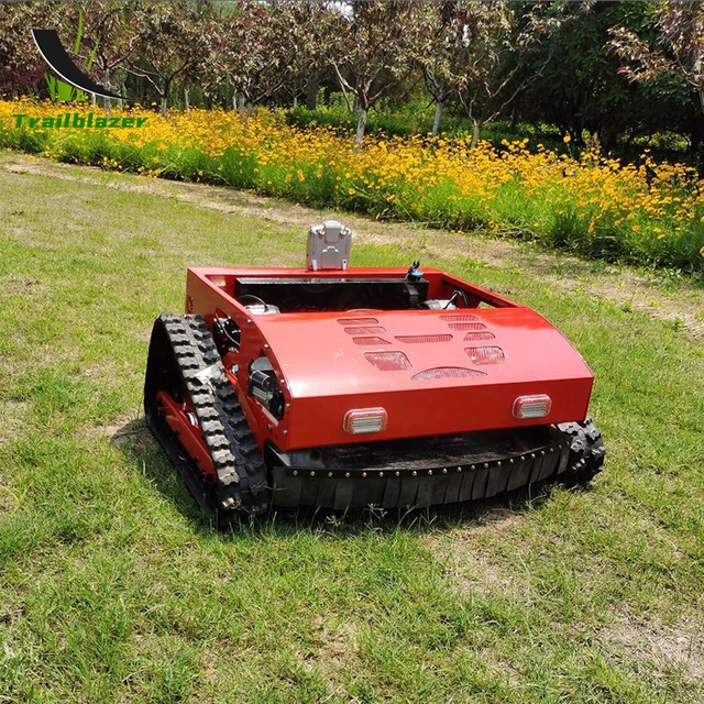 Robot Lawn Mower 1000mm Grass Cutting Machine Gasoline Mower With Remote Control For Garden Lawns Green Belts Orchards Lawn Mower AliExpress