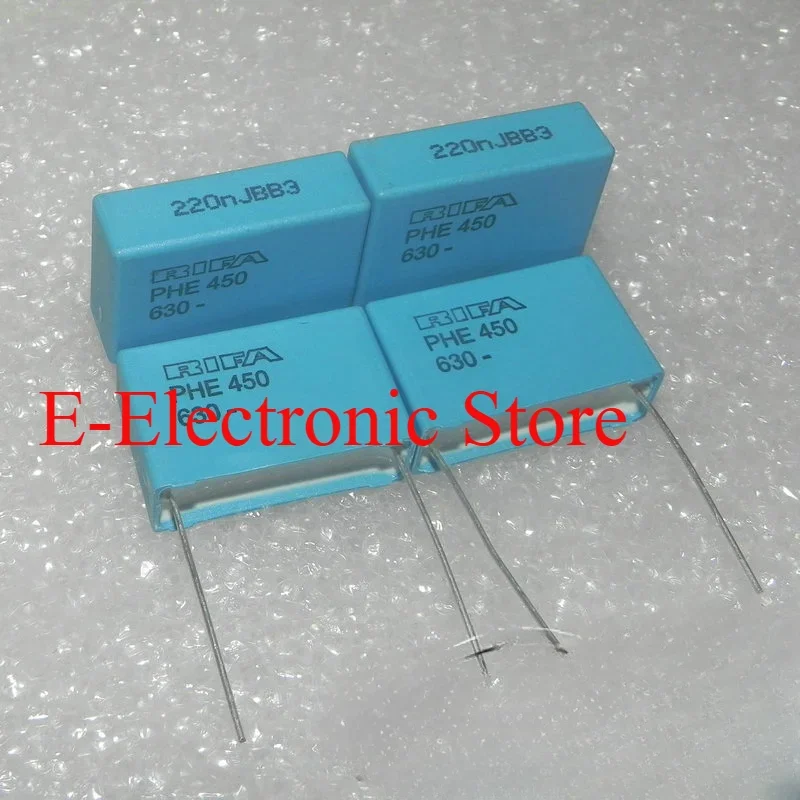 10PCS/LOT PHE450 630V  0.22UF 220NF 224J 220NJ  Copper Pin High Quality Coupling Capacitance