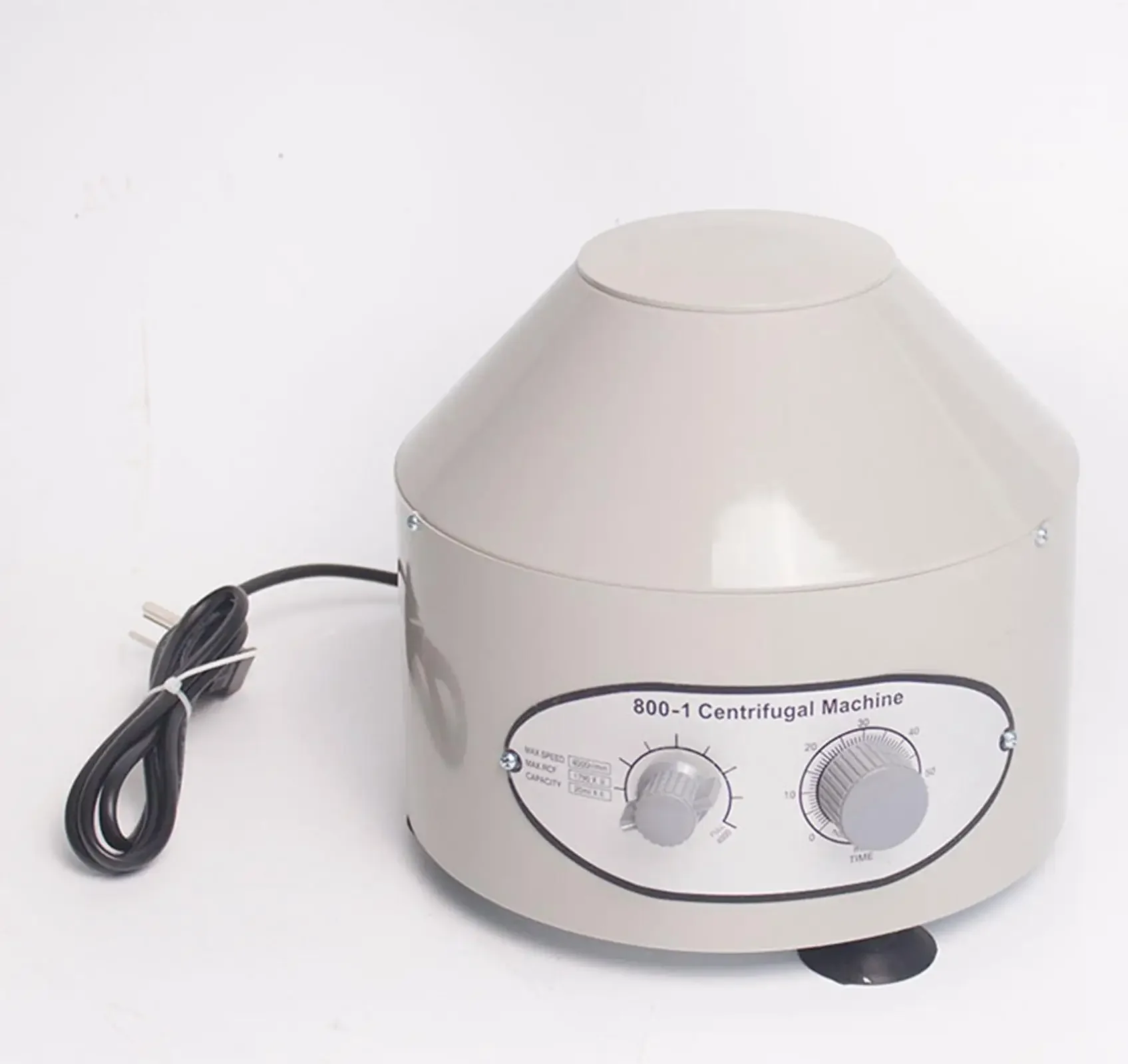 

110V 50hz 25W 800-1 Electric Centrifuge Desktop 0-4000rpm Cap 20ml Test Tubes