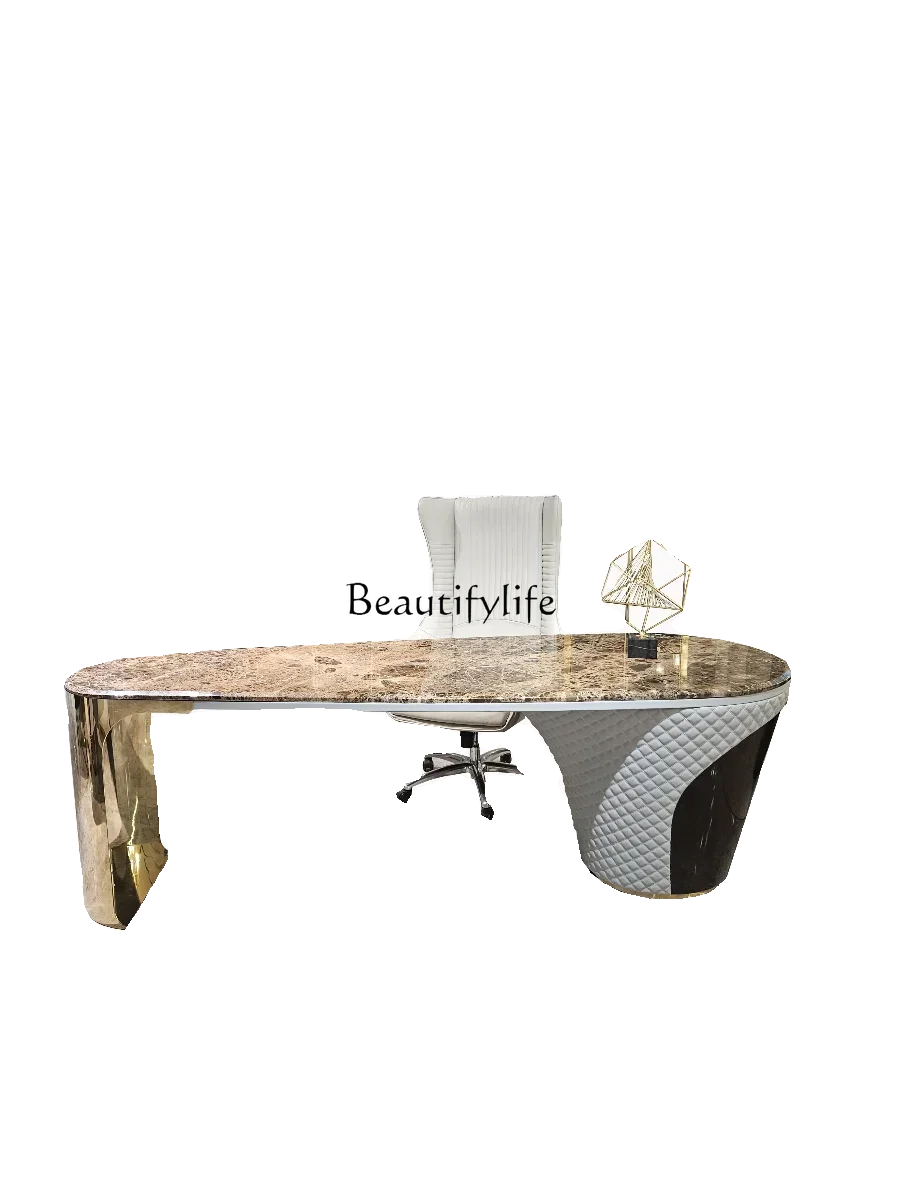 

FG28Italian light luxury desk villa study office high-end boss table
