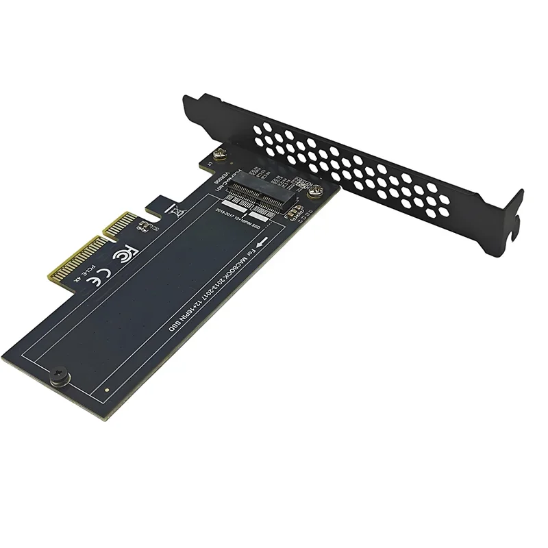 NEW PCIE X4 to Macbook 2013-2017 12+6Pin M.2 SSD Expansion Card Riser PCI Express 4X to NVME SSD Adapter for Macbook A1465 A1466