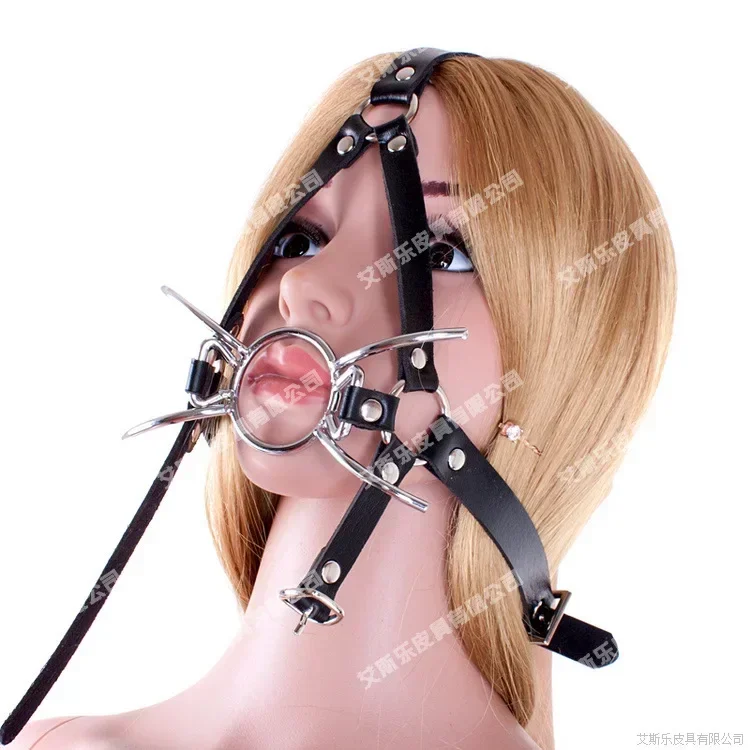 ألعاب الجنس للأزواج النساء O-حلقة الكمامات عن طريق الفم تأثيري فتح الفم الكمامة BDSM عبودية القيود تنفس حلقة تسخير حزام الوثن #3