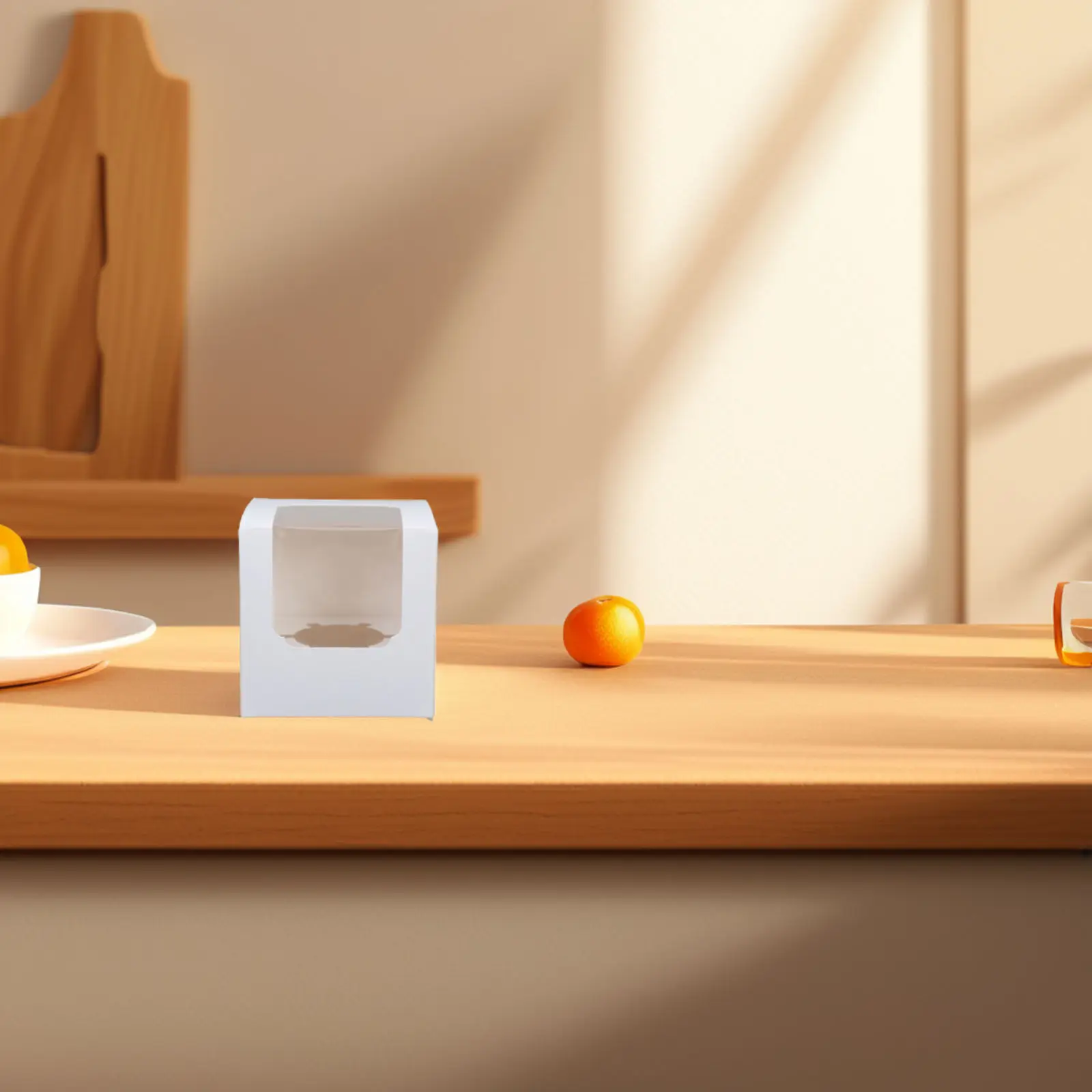 

50 шт. прозрачных бумажных коробок для десертов с окном, портативные коробки для кексов и выпечки, индивидуальные контейнеры для тортов