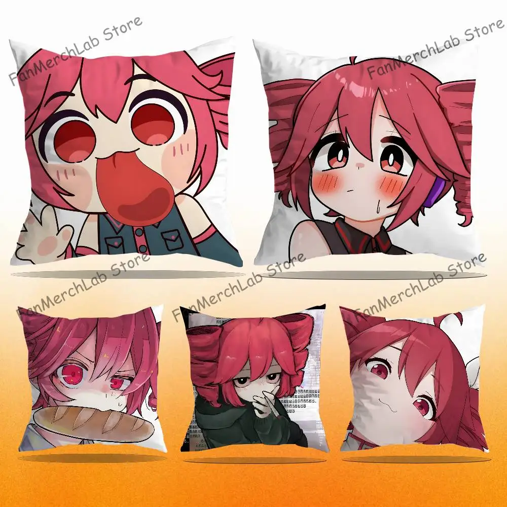 

Electronic Musicians K-Kasane TetoS Pillow Case Ultra Soft Skin Friendly Fabric Cloud Like Comfort & Concealed Zipper