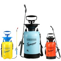 3/5L Hand Pressure Sprayer Home Garden Lawn Disinfection Cleaning Sprayer Watering Can, Gardening Irrigation Spray Bottle Tools