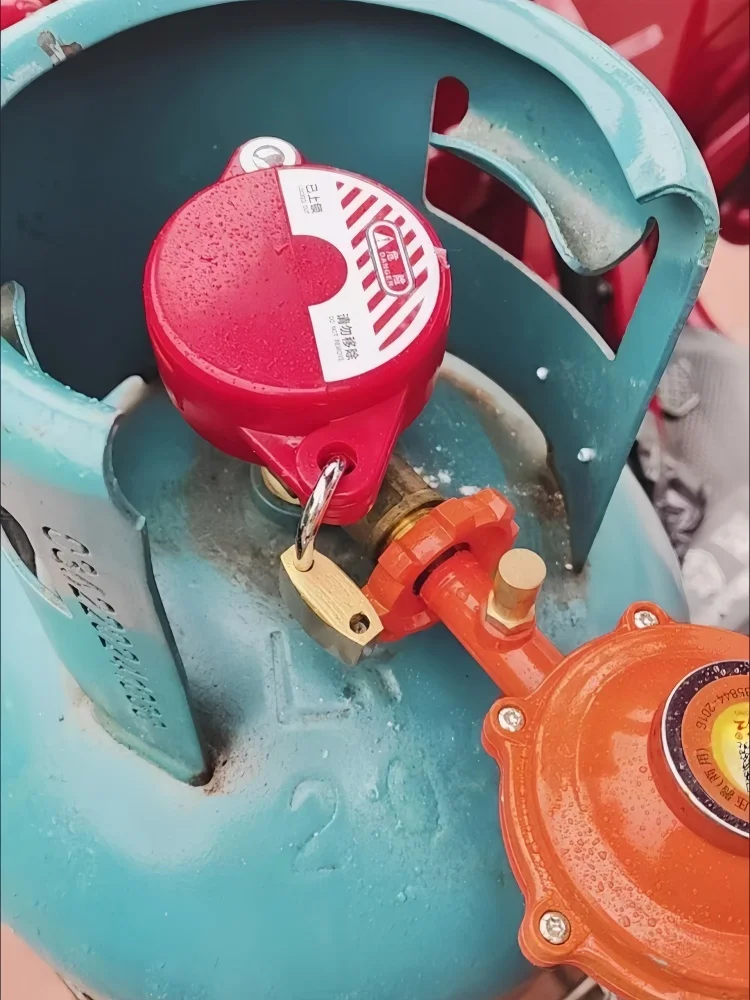 1"-2.5" Master Lock Industrial Safety Gas Locks Rotating Gate Valve Lockout 25mm-64mm Tank/Gas Bottle/Ball Valve Safety Locks