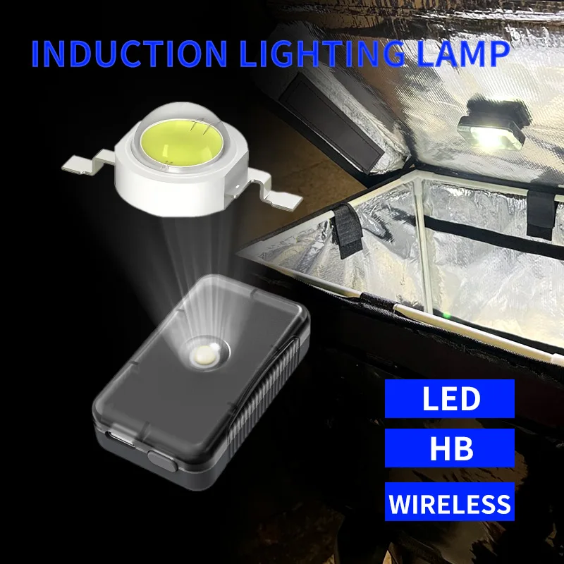 Portable Motorcycle Locomotive Box Sensor Light LED Tail Box Anti-Collision Lamp Convenient Outdoor Fishing Camping Night Light
