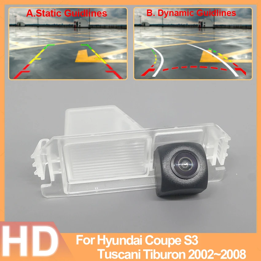 AHD 1280*720 Vehicle Rear View Waterproof High quality RCA Camera For Hyundai Coupe S3 Tuscani Tiburon 2002~2005 2006 2007 2008