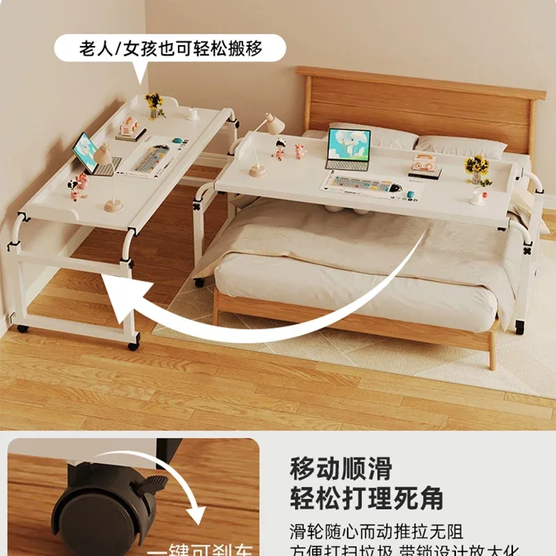 커피 노트북 컴퓨터 책상 모니터 스탠드, 옆 침대 테이블, 침실 서재 키보드, 인체공학적 사무실 책상, 트렌디 가구
