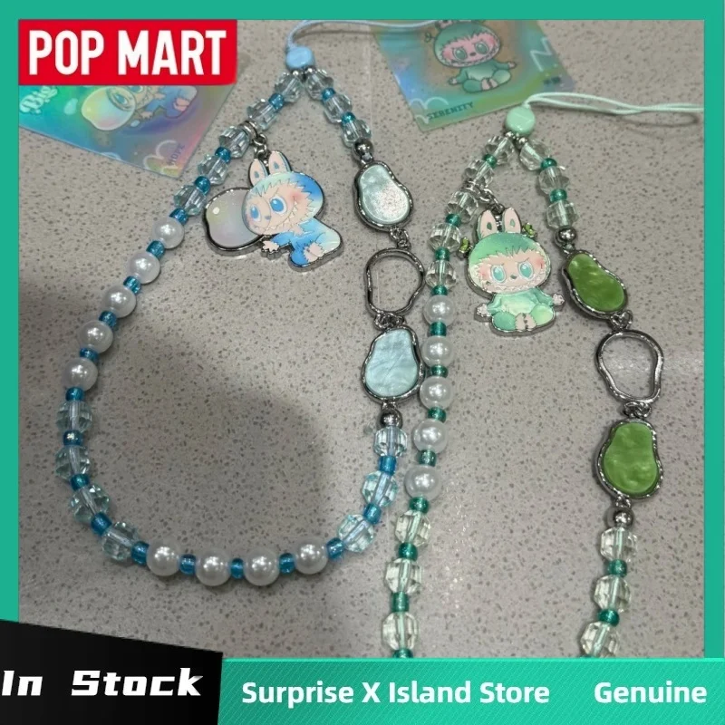 حقيقي البوب مارت الوحوش Labubu V3 الكبير في سلسلة الطاقة سلسلة الهاتف صندوق أعمى جراب هاتف شاحن لاسلكي صندوق غامض هدية #3