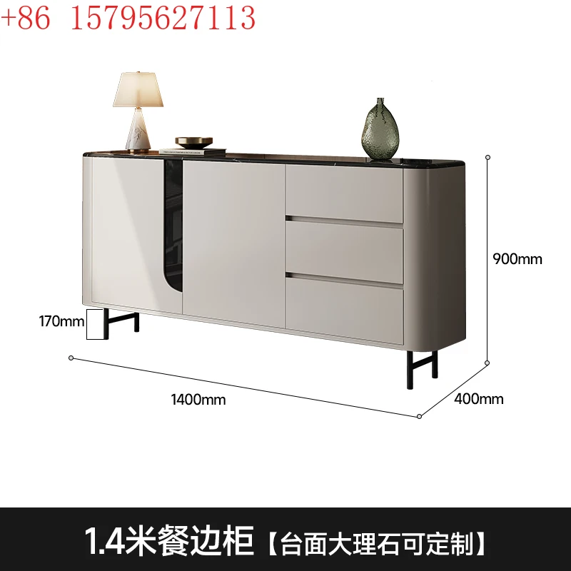 

Мраморный боковой шкаф, итальянский минималистичный шкафчик для гостиной, перегородка у стены, входной шкаф