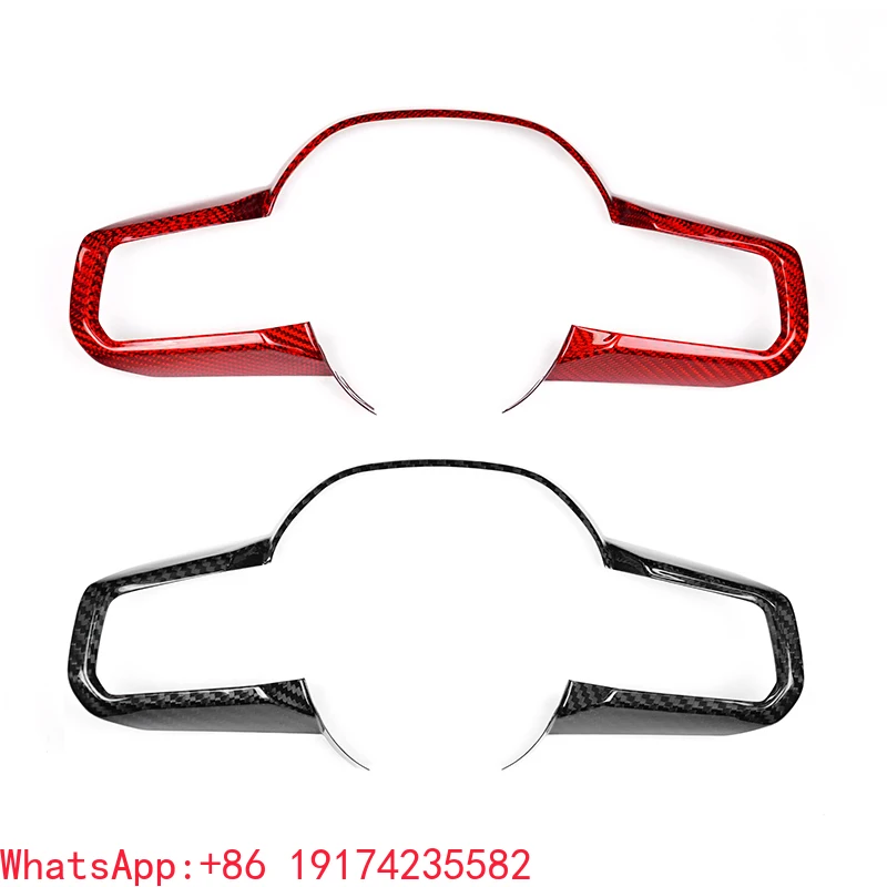 أجزاء السيارات الداخلية ألياف الكربون عجلة توجيه سيارة حلقة الكسوة لسلسلة 3/4/5/7 X3 X1 I4 2024-2025