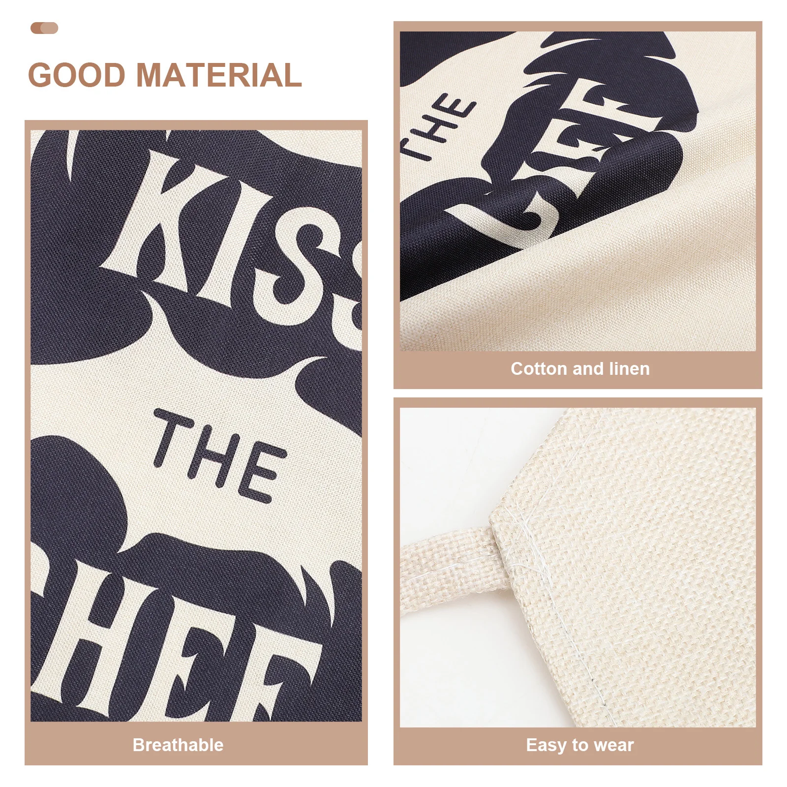 

Multipurpose Cooking Apron for Men Bbq Chef Kitchen Apron Grilling Baking Camping Washable Household Cooking Protector