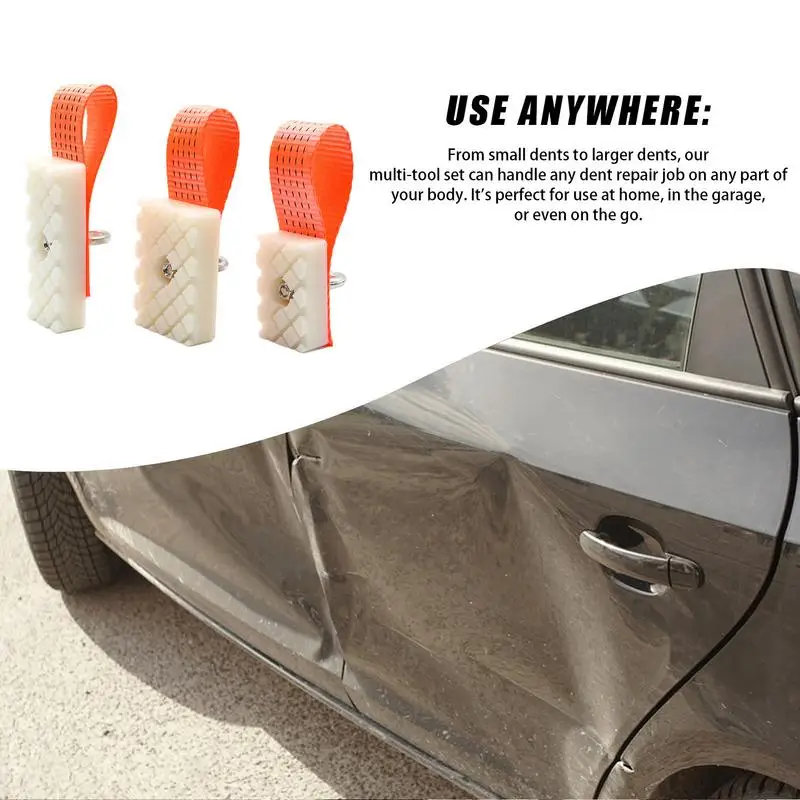 

Dent Remover Tool For Car 3X Dent Removal Repair Tools 3D Pull Row Kit For Auto Body Dent Removal Minor Dent And Deep Dent