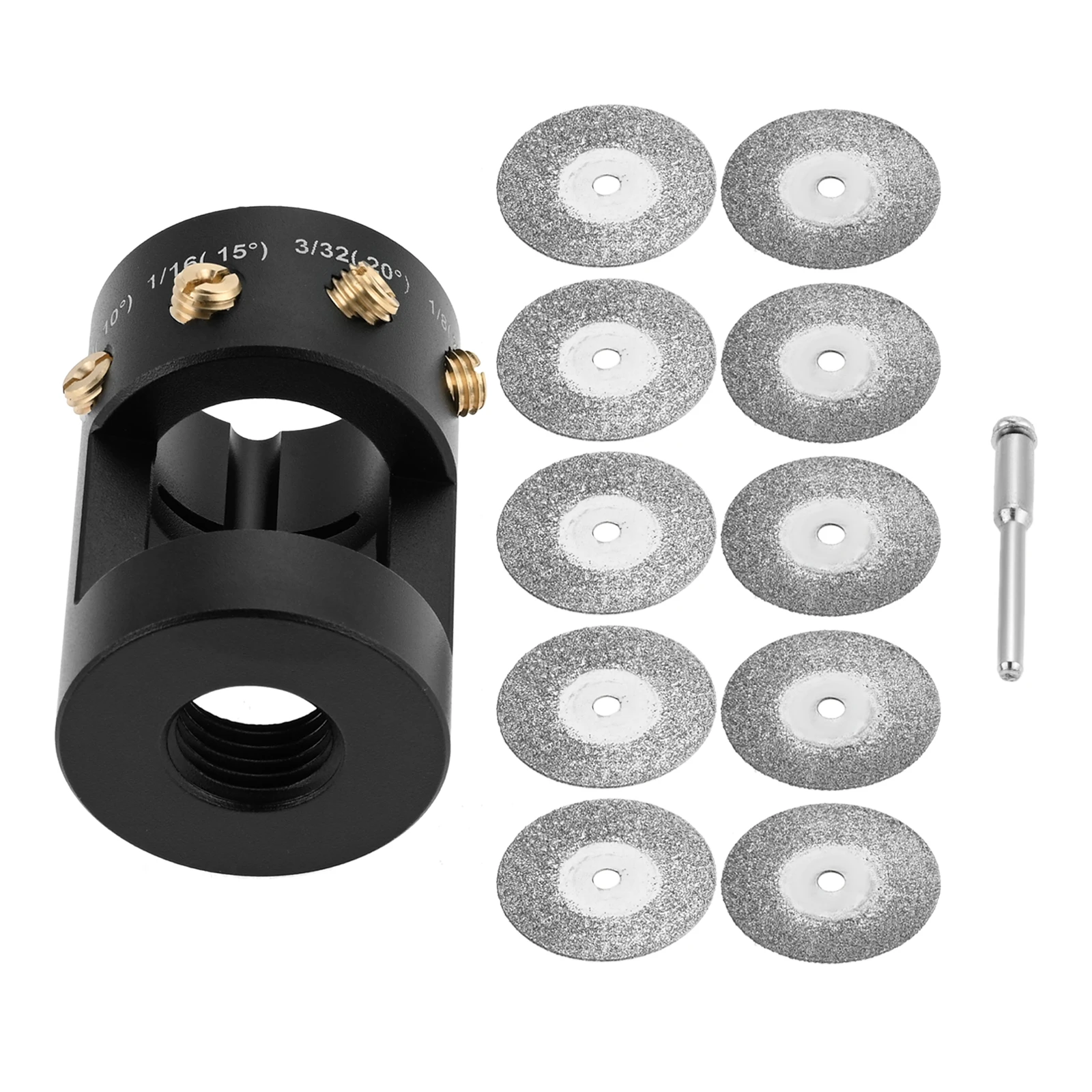 

1Set TIG Sharpener Welding Grinder Head Tool Electrode Sharpener Grinder Head TIG Welding Tools with 4 Cut-Off Slot