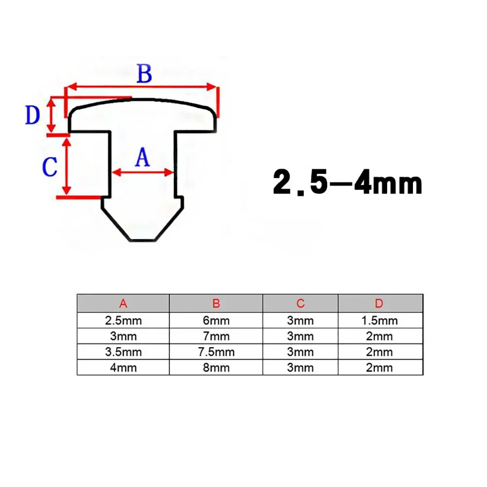 10 шт., силиконовые резиновые колпачки с отверстиями, твердые 2,5/3/3,5/4 мм, Т-образная заглушка, защелкивающаяся прокладка, заглушка, пищевая уплотнительная пробка