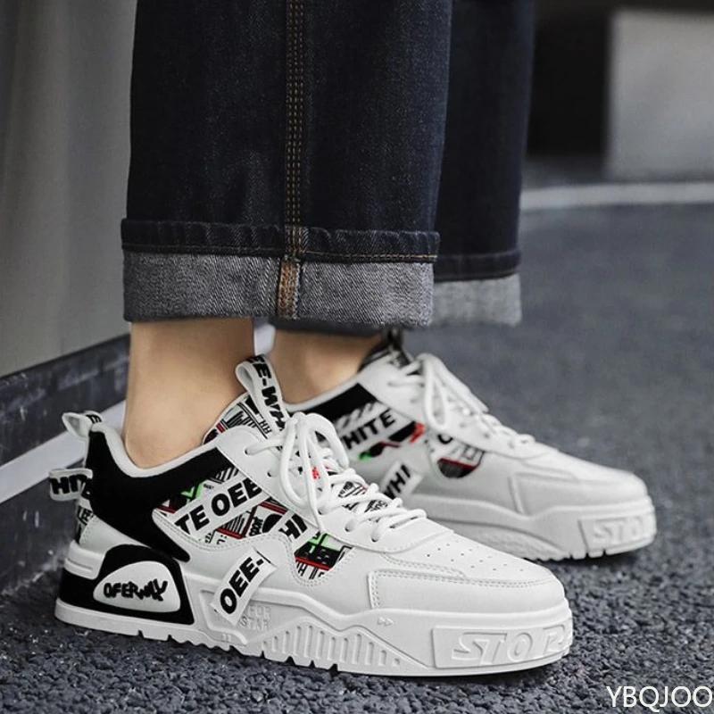 Large Size Spring and Autumn New Breathable Lightweight Casual Men's Shoes Niche Trend Versatile Flat Sports Men's Shoes 2025