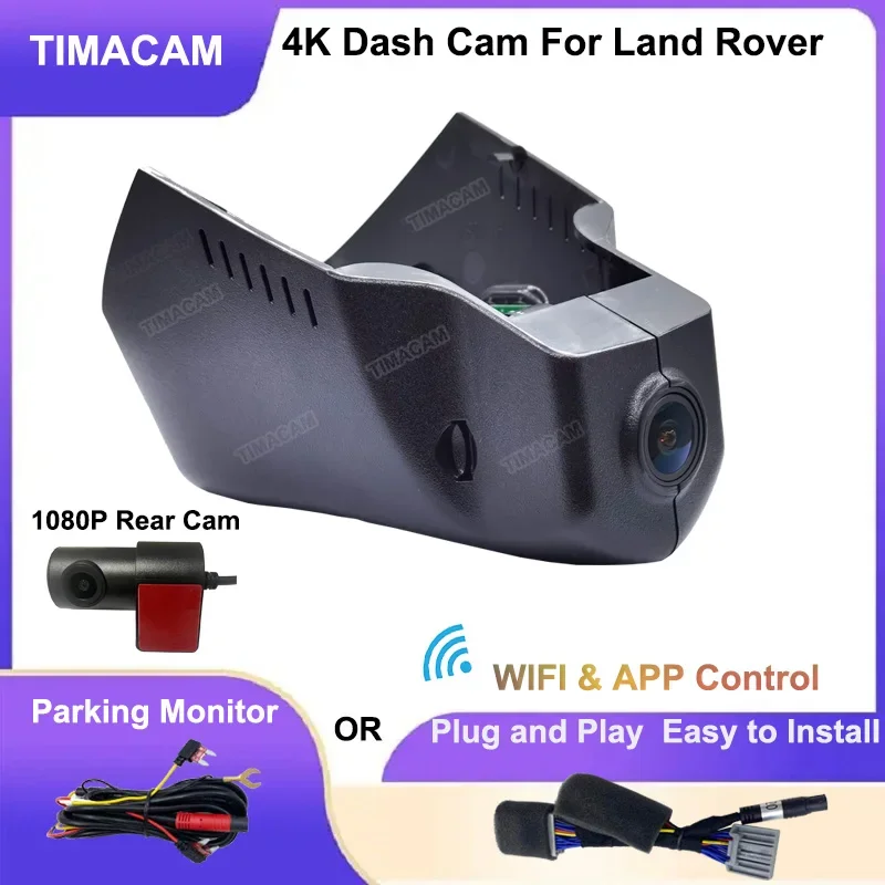 

4K Wifi Car Dvr Video Recorder For Land Rover Discovery 5 Range Rover Sport Evoque 2016 2017 2018 2019 Dash Cam Rear Camera 24H