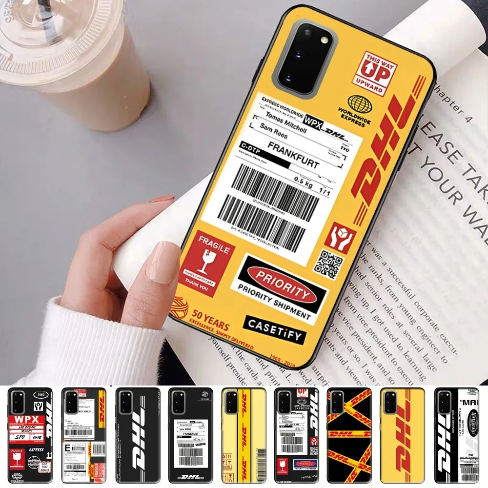 DHL Hot Express 50th Anniversary Edition Phone Case For Samsung S 9 10 20 21 22 23 30 23plus lite Ultra FE S10lite Fundas