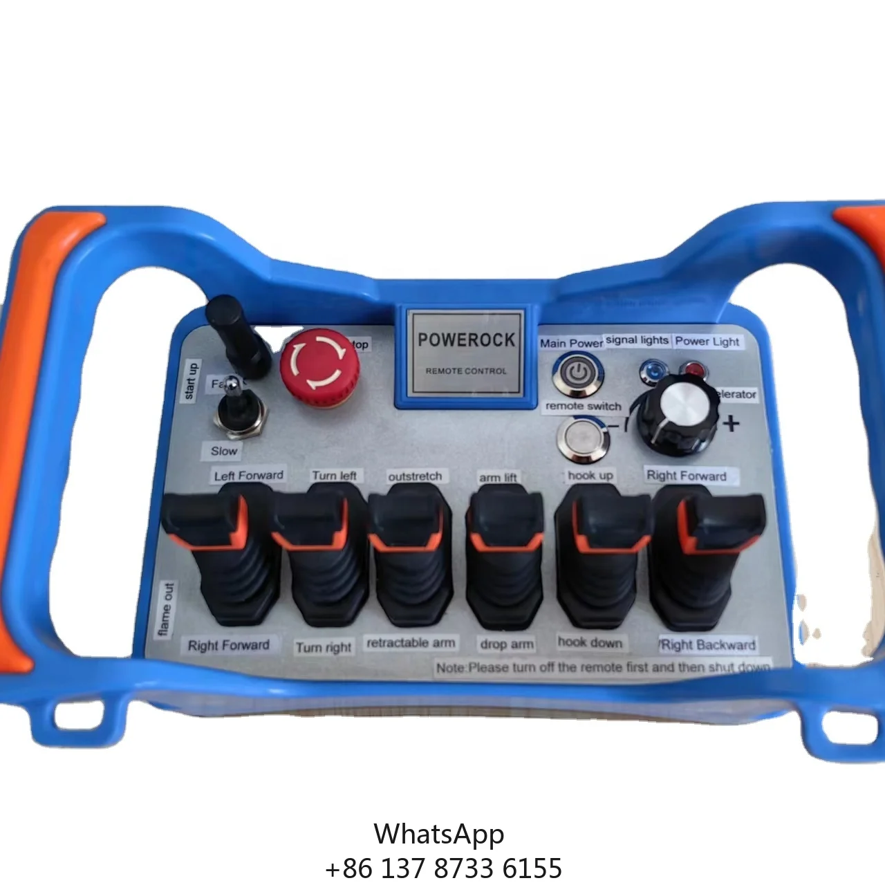 

24V 12V Remote Control For Truck Crane 100 Meters 4 Motors