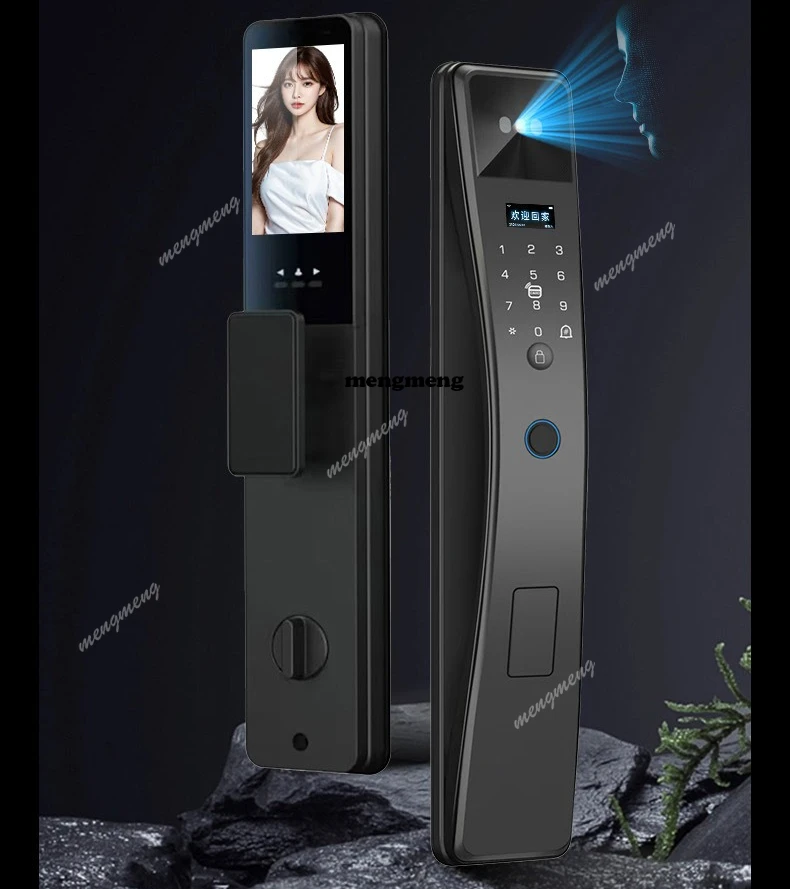 

Graffiti remote automatic facial recognition password lock anti-theft fingerprint lock video electronic door lock
