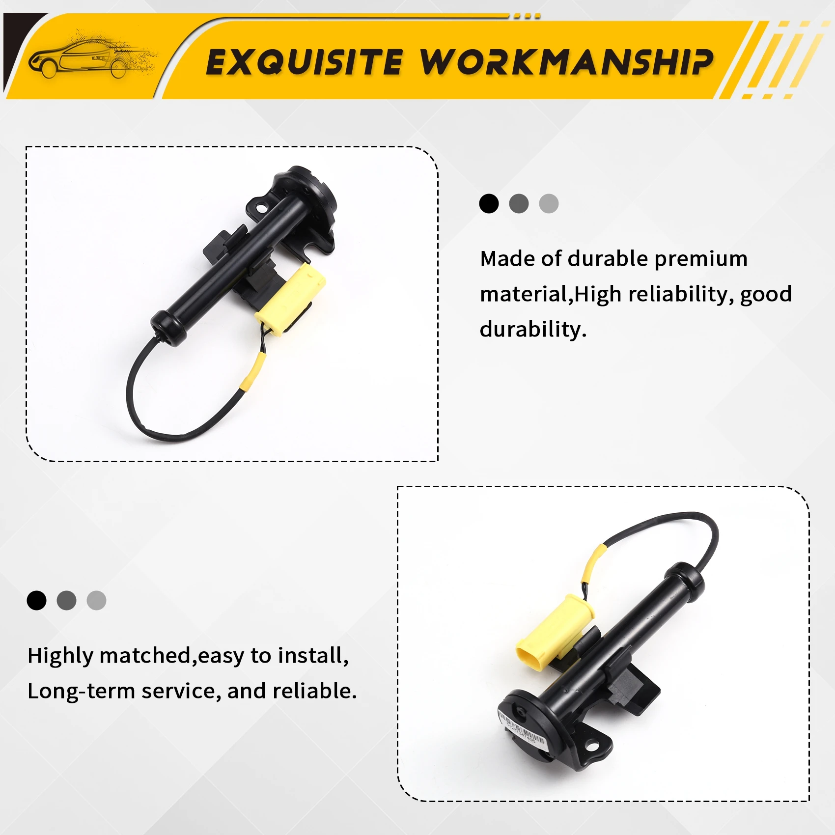 

AB16-For BMW 7 Series G12 8 Series G15 G16 G14 M8 F92 F93 Hood Hinge Actuator 1 Pair- Part Numbers 51237347405 51237347406