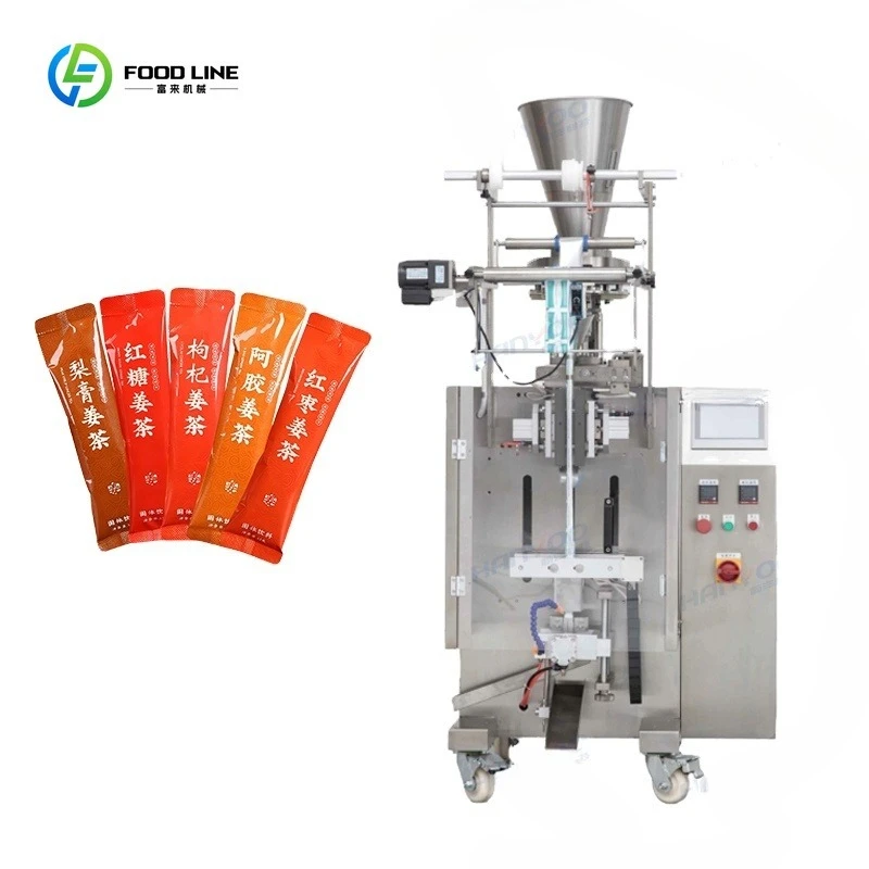 Sugar Sachet Packing Machine with Volumetric Cup Granule Fill Seal Equipment