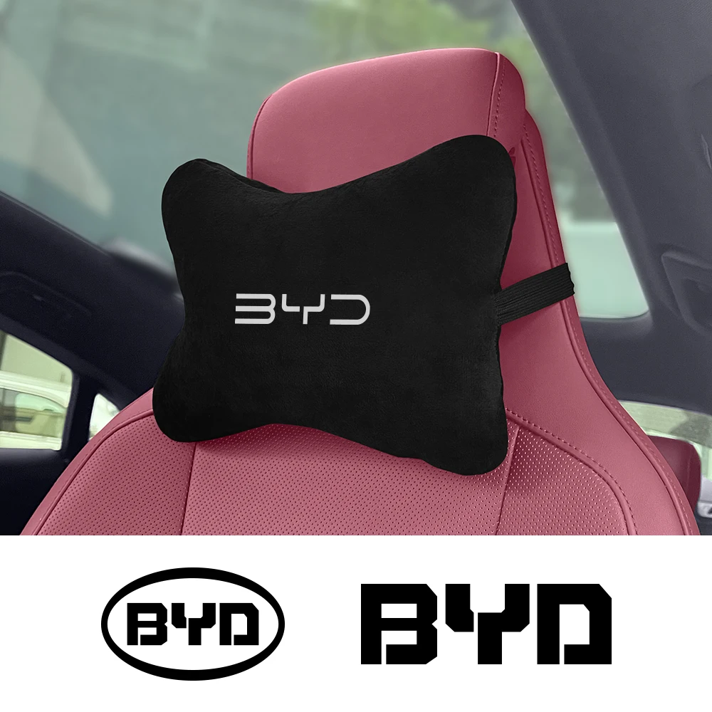 Car Seat Headrest Neck Pillow For BYD Tang F3 E6 Atto Yuan Plus Song Max F0 G3 I3 Ea1 Dmi F3 2din 2014 G6 Qin Auto Accessories