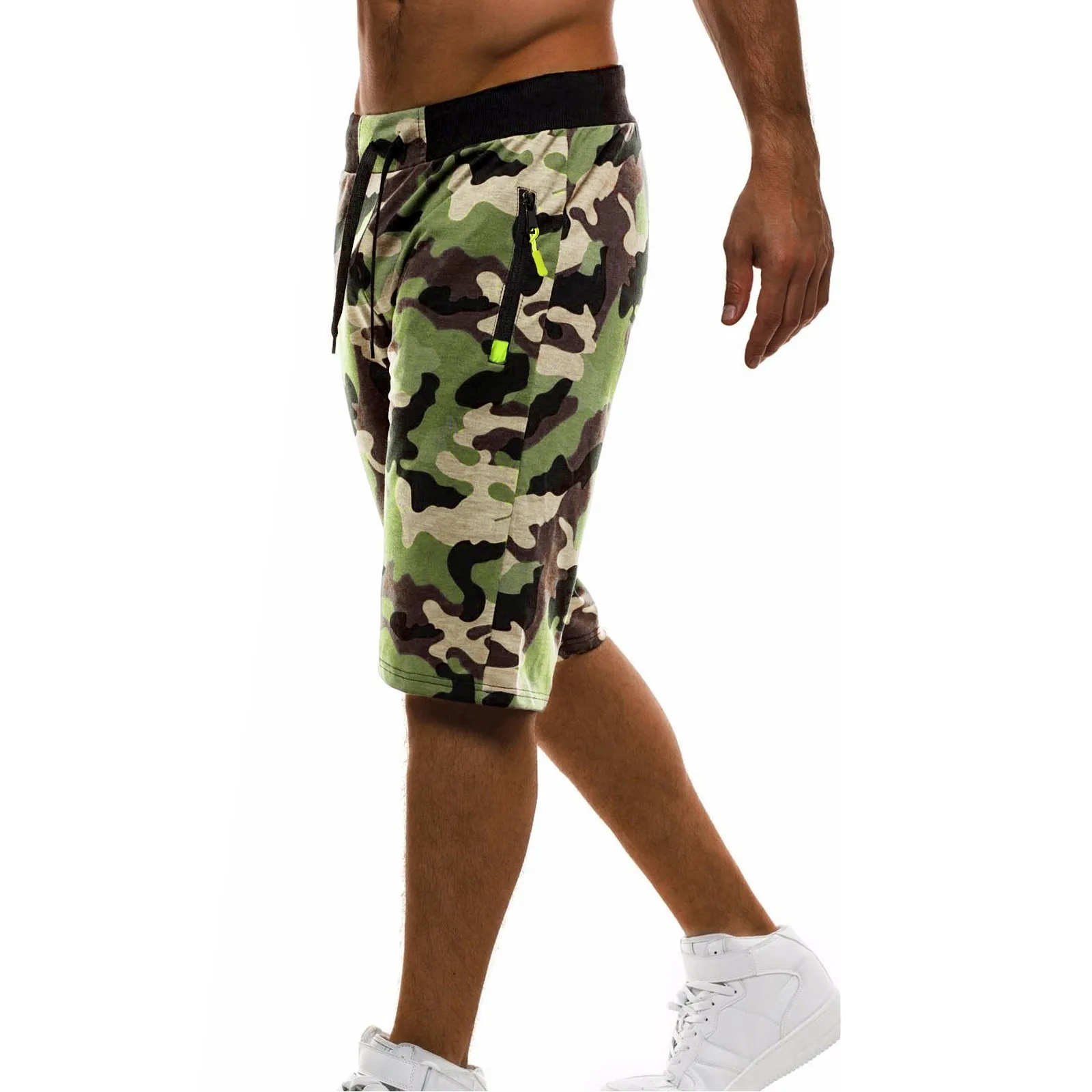 2024 New Summer Mens Beach Shorts Quick Dry Swimsuit for Men Swimming Short Pants 3D Printed Fashion Casual Knee Length Shorts