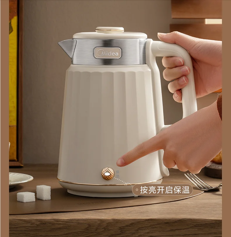 1500ML Teko Listrik อุปกรณ์ในครัวเรือนภายในเครื่องใช้ในบ้าน220V หม้อต้มกาต้มน้ำการเก็บรักษาฟังก์ชั่น