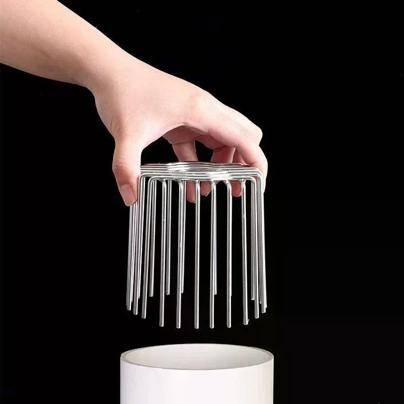 Penutup Saluran Air Stainless Steel untuk Atap, Lantai, Pipa Pembuangan, Saringan Anti-Sumbat, Pelindung Talang, Penangkap Serpihan Daun, Tutup Pipa Hujan