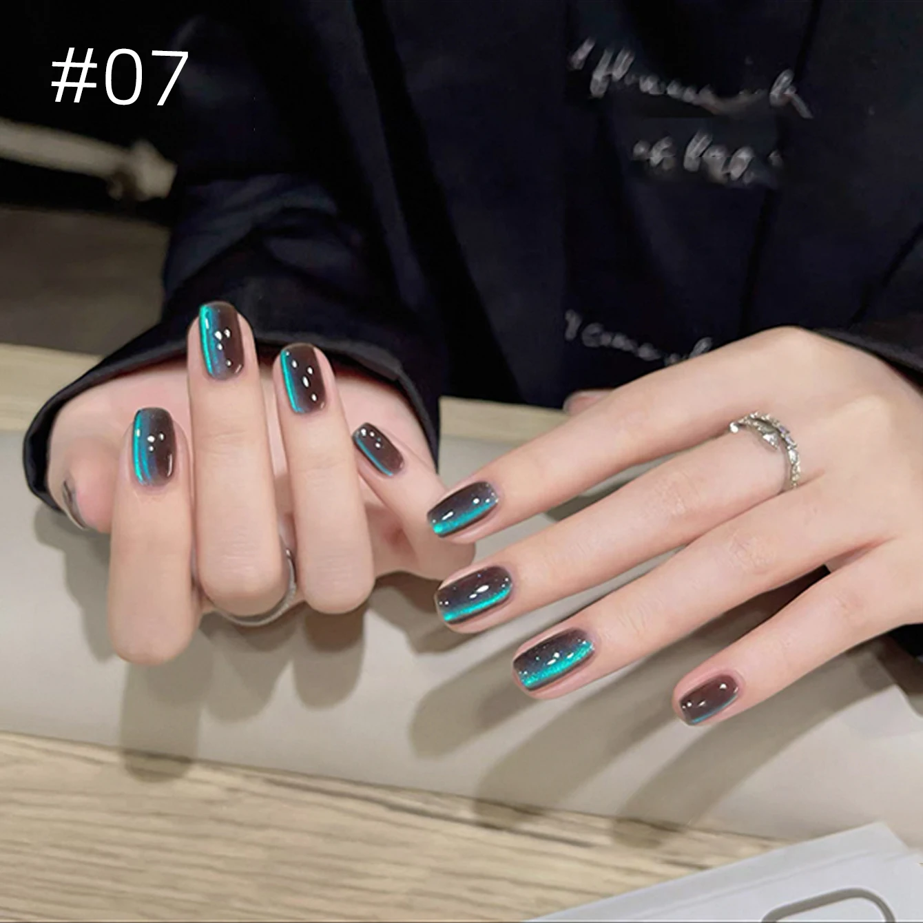 MIANEL 2026 Neuer Braun-Blauer Katzenaugen-Herbst-Winter Retro Himmelblauer Eleganter Glasperlen-Katzenaugen-Aufhellender Gel-Nagellack – Detail 24