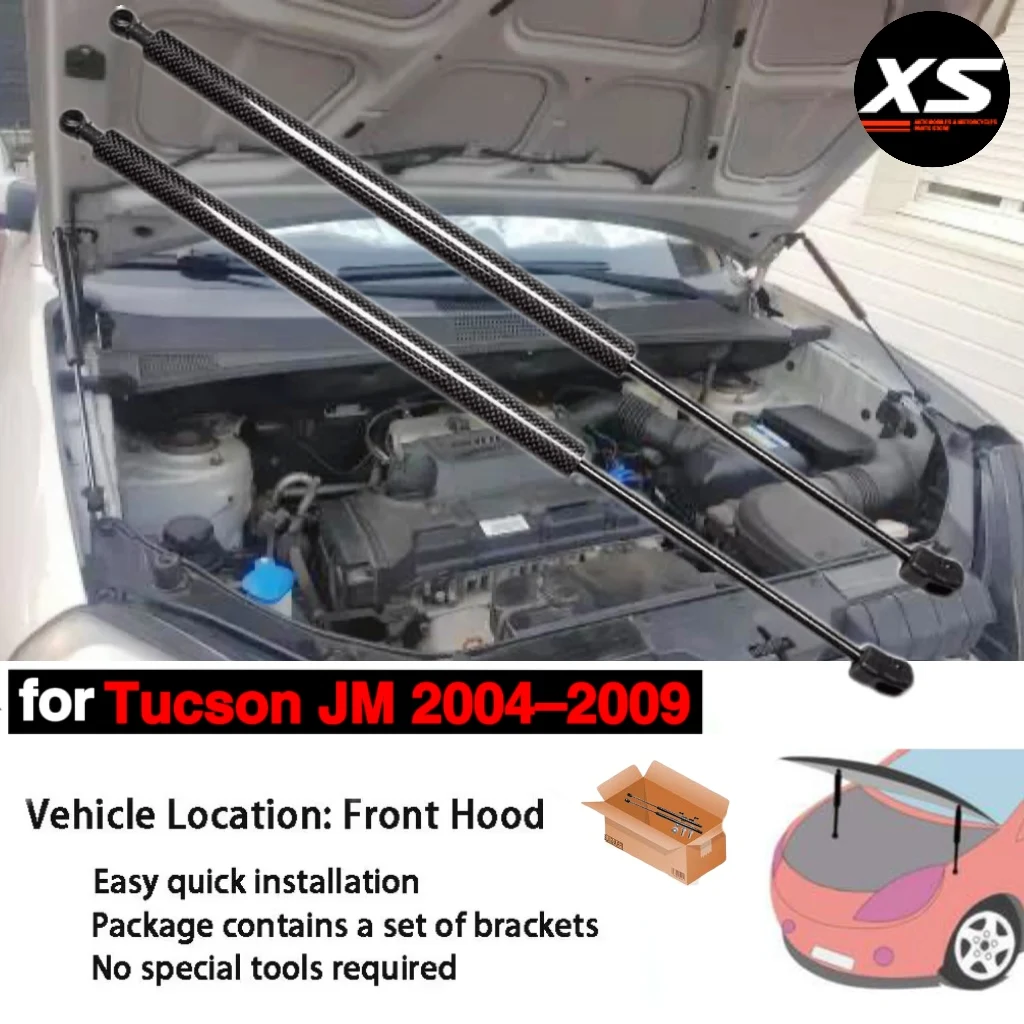 

Hood Struts Kit For Hyundai Tucson JM 2004-2009 Front Bonnet Modify Lift Support Rod Shocks Absorber Gas Spring Hydraulic Damper